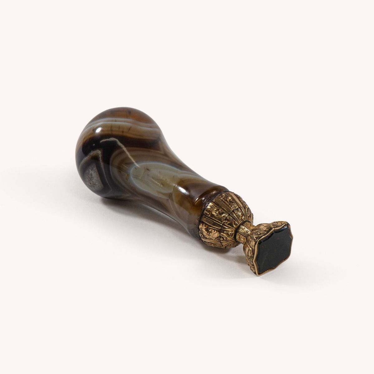 Desk Seal | Brown Agate & Bloodstone Desk Seal