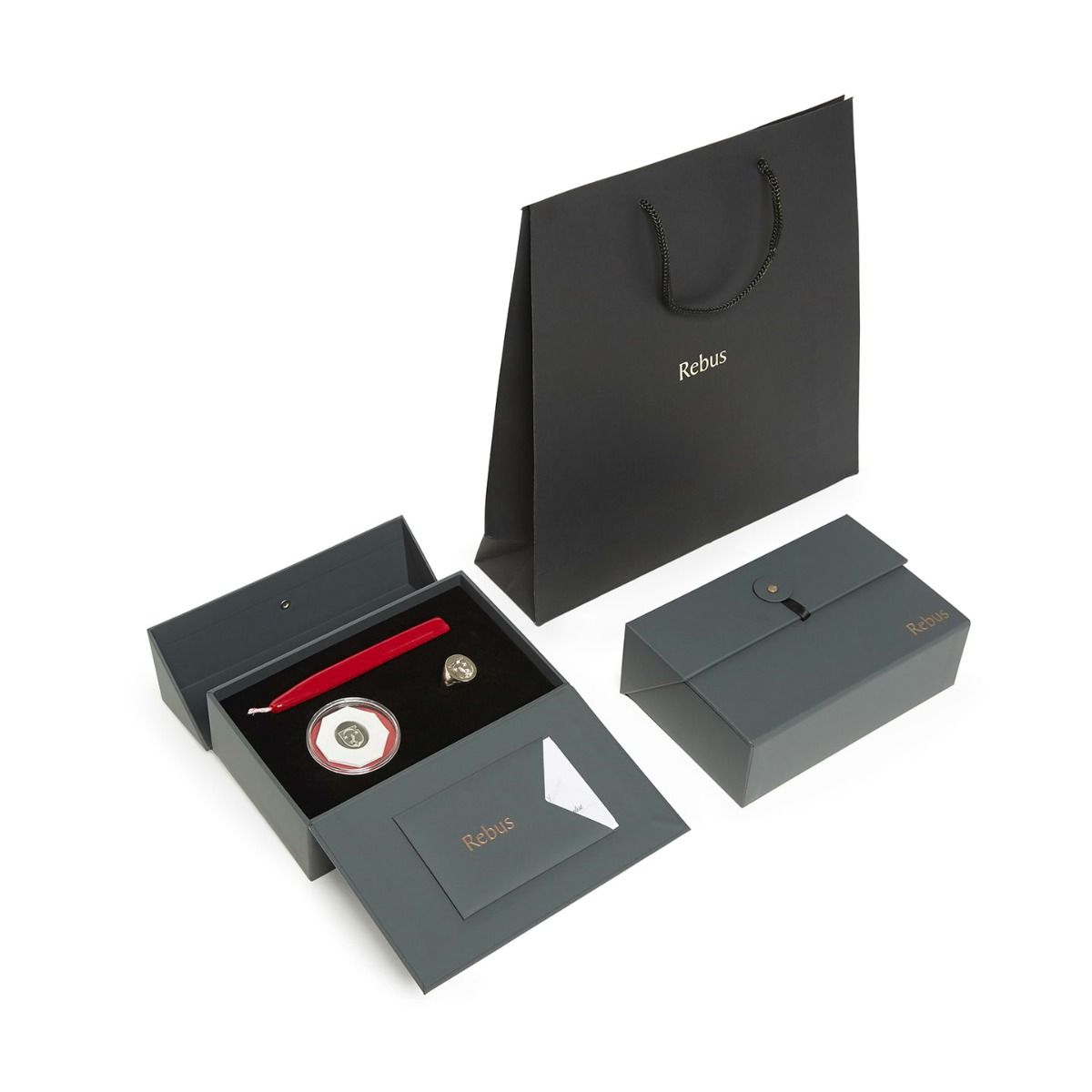 Stone Set Era Diamond Signet Ring